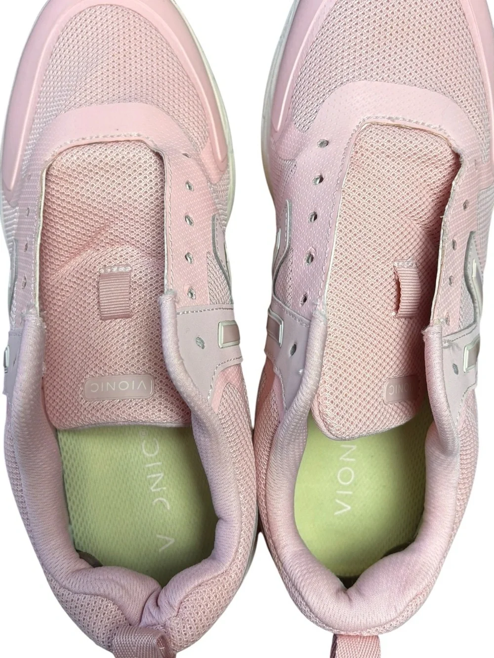 Vionic Miles II Walking Sneakers – Pink Blush Mesh Orthotics Women’s Sz 9
